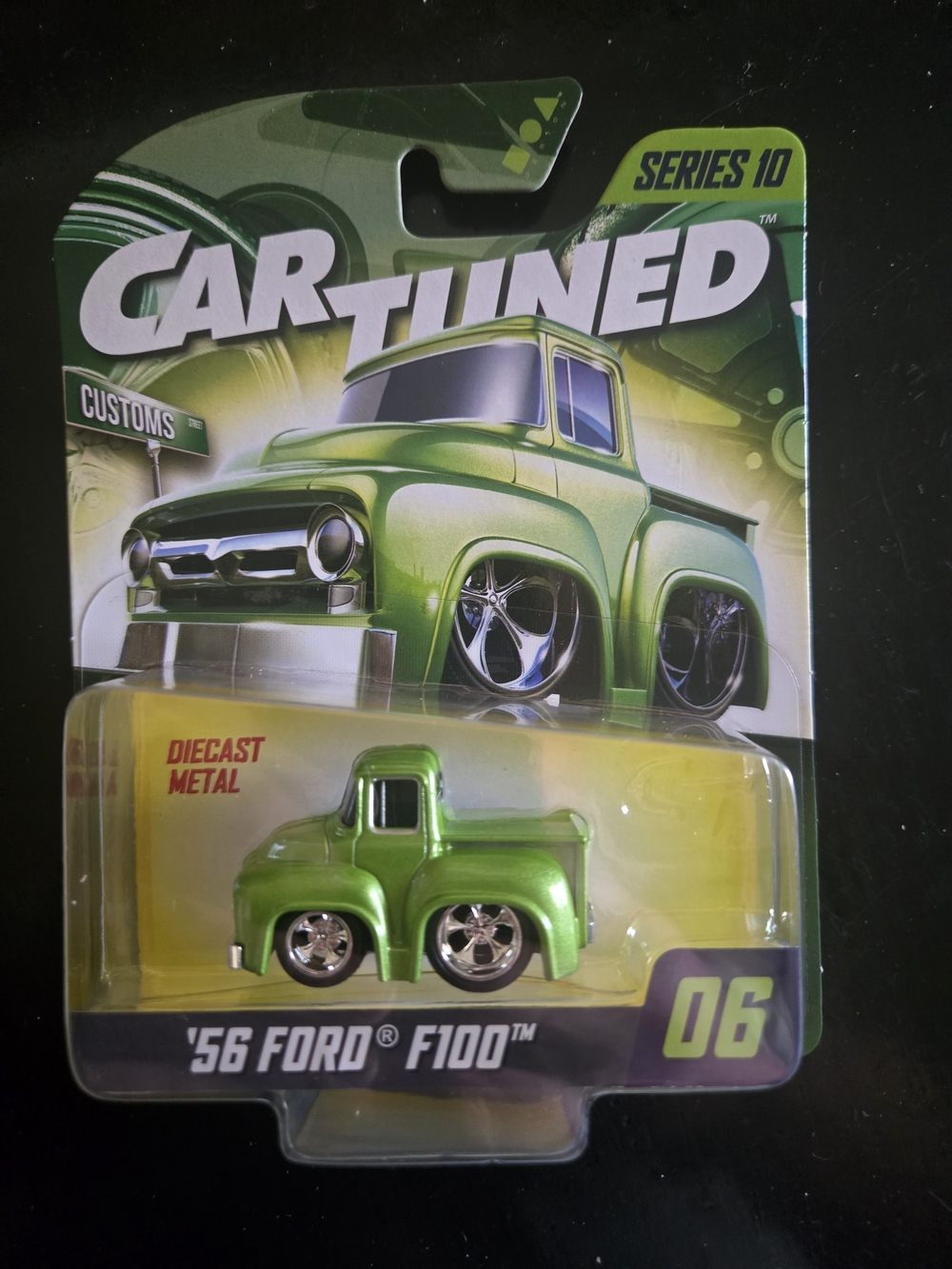 Series 10 Car Tuned '56 Ford F100 Diecast Truck - Green